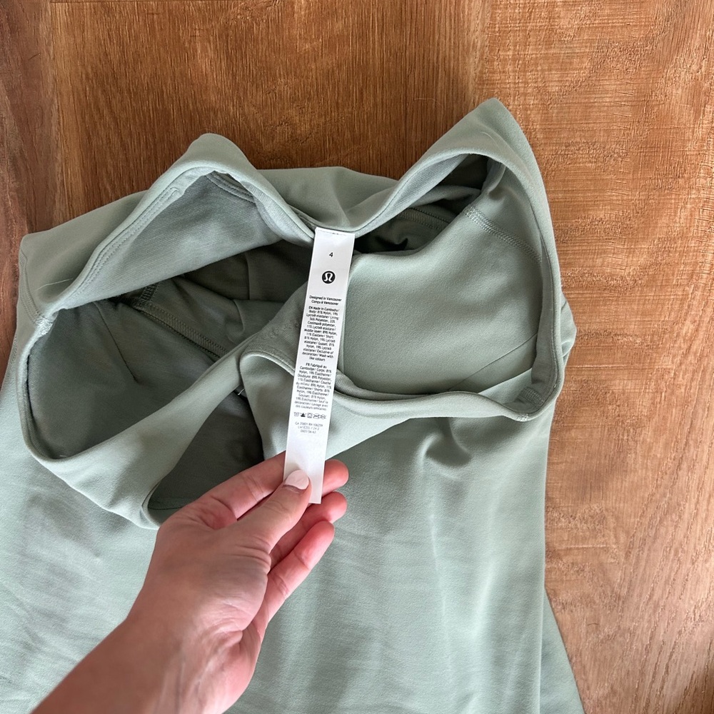 lululemon athletica sage Green Mini Dress - Picture 2 of 4